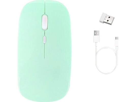 Strado Mouse Wireless Bluetooth Computer Mouse With Radio Band - Ctmm (Green) Universal