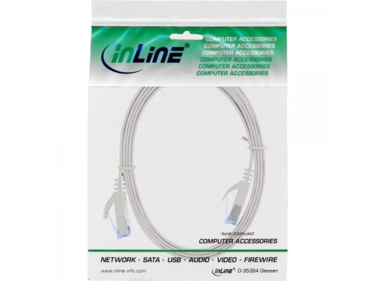 Inline 71814 1,5 M Cat6a U/Ftp Stp Rj-45 Rj-45 Grå
