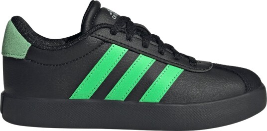 Adidas Performance Sko VL Court 3.0 K Svart/Skjoldgrønn/Karb Adidas Performance 37 1/3 Sko