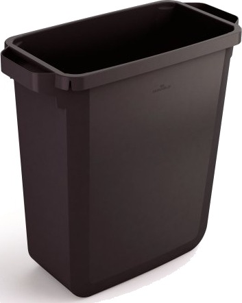 Affaldsspand Durabin 60 Ltr. Sort Rektangulær