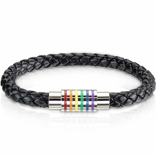 Pride-armbånd i regnbuefarger Pride-armbånd i regnbuefarger