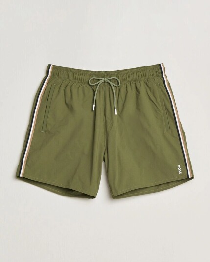 Boss BLACK Iconic Swimshorts Open Green