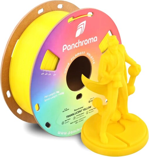 Polymaker Panchroma Translucent Pla Translucent Yellow Polymaker Panchroma Translucent Pla Translucent Yellow