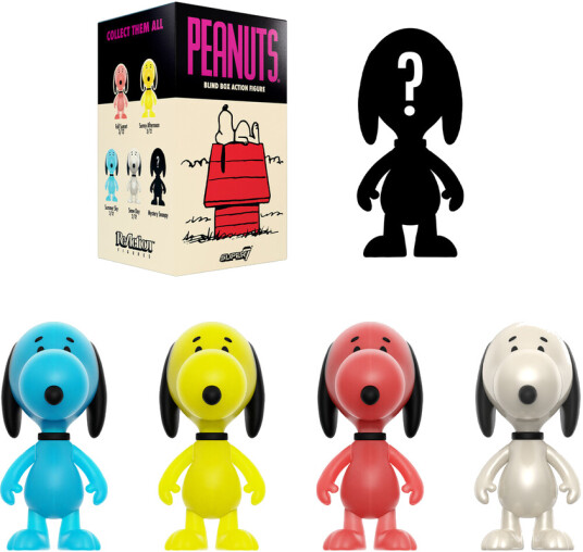 Peanuts Reaction Blind Box Wv5 More Snoopies 12pc Flat