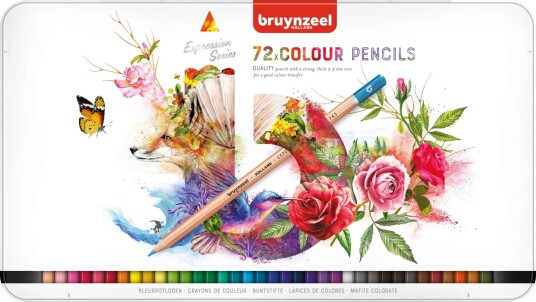 Bruynzeel Fargeblyant Bruynzeel Sett 72Stk