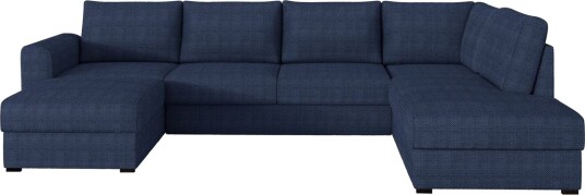 Taberk Sovesofa med Sjeselong og Dobbel Sjeselong 4 seter i Chenille   Blå