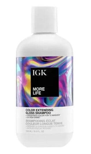 IGK More Life Fargebevarende Sjampo 236 ml med GlansForsterker