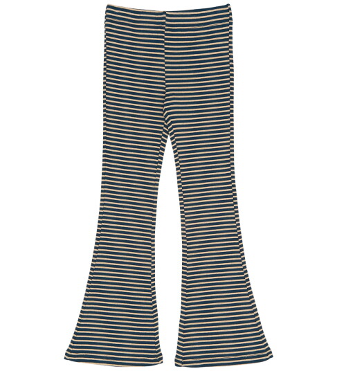 The New Tnpriscilla Flared Rib Pants Navy 158/164