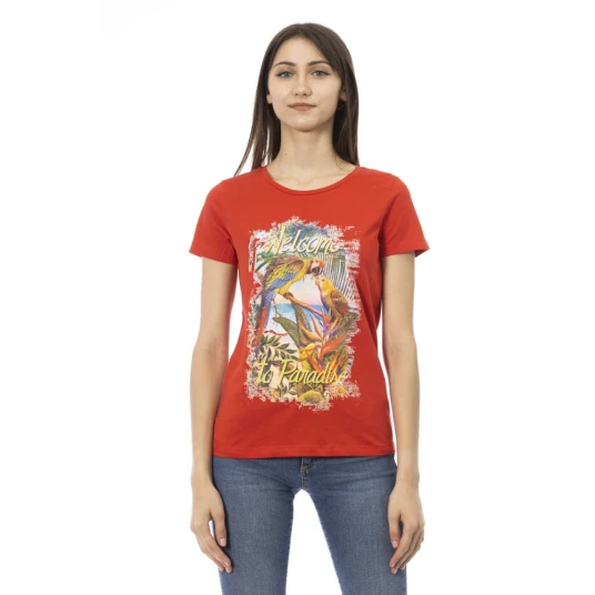 Trussardi Dame Topper Rød M