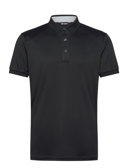 Abacus Mens Hammel Recycled Polo - Black - S