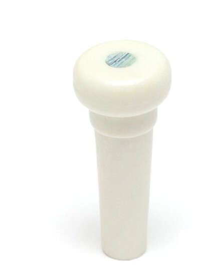 Graph Tech Tusq Pp-7182-00 End Pin - Hvit - W/paua Shell Inlay