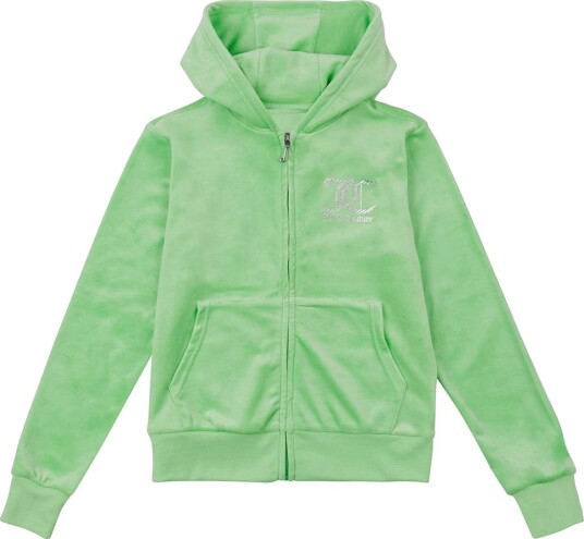 Juicy Couture Cardigan Velur   Green Ash   Juicy Couture   5 6 år 110 116   Cardigan   Grønn