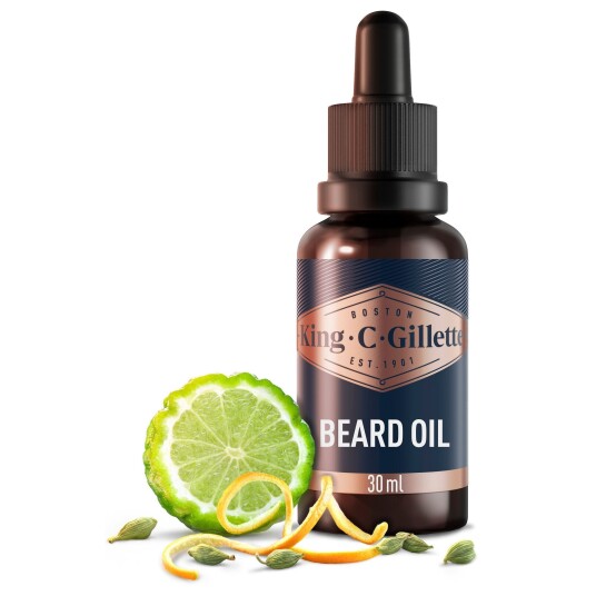 Gillette King C Beard Oil 30 ml Skjeggpleie