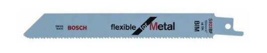 Bosch Sagblad S 922 BF for Metall 100-pakning - 150 mm