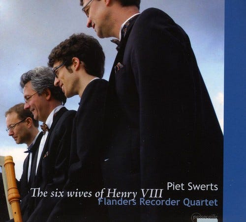 Flanders Recorder Quartet Six Wives Of Henry Viii CD Flanders Recorder Quartet Six Wives Of Henry Viii CD