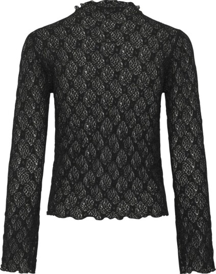 My Essential Wardrobe Mwetta Turtleneck Blouse BLACK XS My Essential Wardrobe Mwetta Turtleneck Blouse BLACK XS