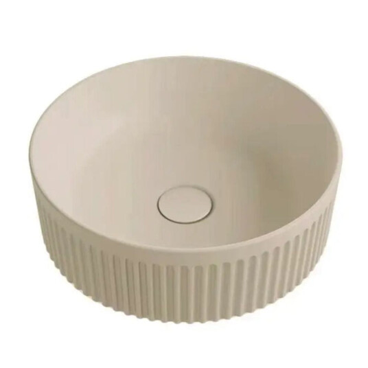 Bathco Wadi Rund Bolleservant Beige Bathco Wadi Rund Bolleservant Beige