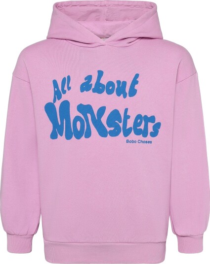 Bobo Choses Bobo Choses All About Monsters Hoodie Pink 122