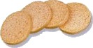 Croll & Denecke Kosmetiksvampe viskose 4 stk Øko 8 cm - 1 Pakke