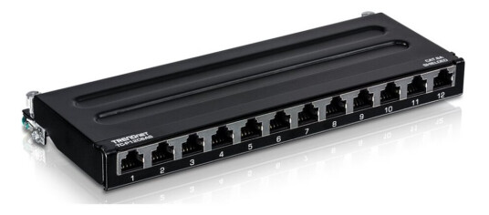 Trendnet Tc-P12c6as Patchpanel Veggmonterbar Cat 6A Stp Rj-45 X 12 0,5U Trendnet Tc-P12c6as Patchpanel Veggmonterbar Cat 6A Stp Rj-45 X 12 0,5U
