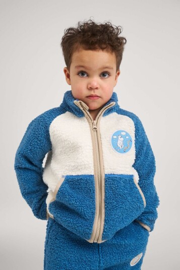 Reima Moomin Kramgo fleecejakke til barn   blue ocean (92)   92