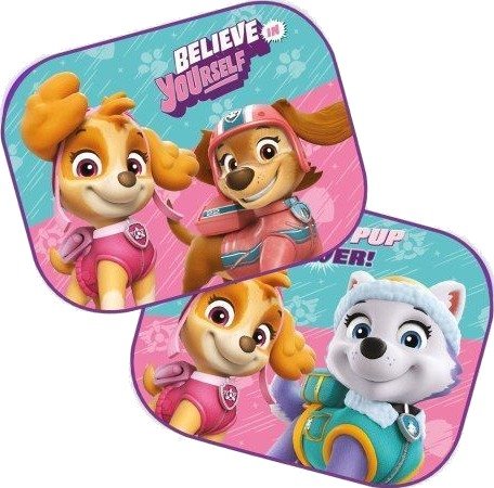 Paw Patrol Pink Solskjerming Til Bil – 2 stk