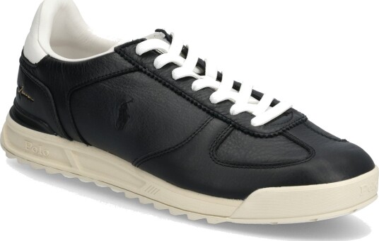 Polo Ralph Lauren Leather Varick Sig Sk Ltl   Black   38.5