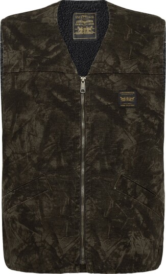 Levi"s® Saratoga Vest Raleigh Camo Dar   GREENS   S