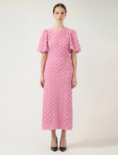 YAS Yasmiamaja 2/4 Long Dress Celeb Pink 42 YAS Yasmiamaja 2/4 Long Dress Celeb Pink 42