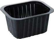 Bakke 1 Rum 1/8 Gn 630 Ml 138X114x70 Mm Pp Sort,276 Stk/Krt