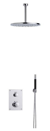 Tapwell Box7268 Takdusj Innbygging - Takmontert Krom / 200mm Ø300mm (TA-9424880)