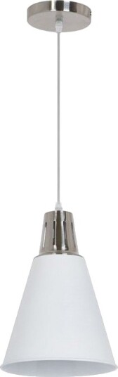 V Tac V Tac moderne pendellampe krom + hvit sandblåst Ø22 cm E27