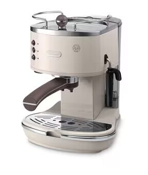 DeLonghi Icona Vintage ECOV 311.BG Espressomaskin 15 bar med melkeskummer Beige DeLonghi Icona Vintage ECOV 311.BG Espressomaskin 15 bar med melkeskummer Beige