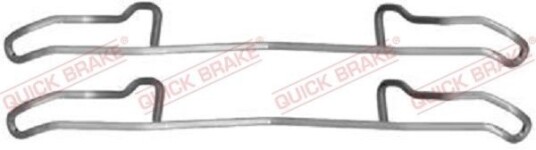 Tilbehørsett, skivebremse belegg QUICK BRAKE 109-1100