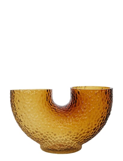 Aytm Arura Lav Glas Vase Brown AMBER H19CM