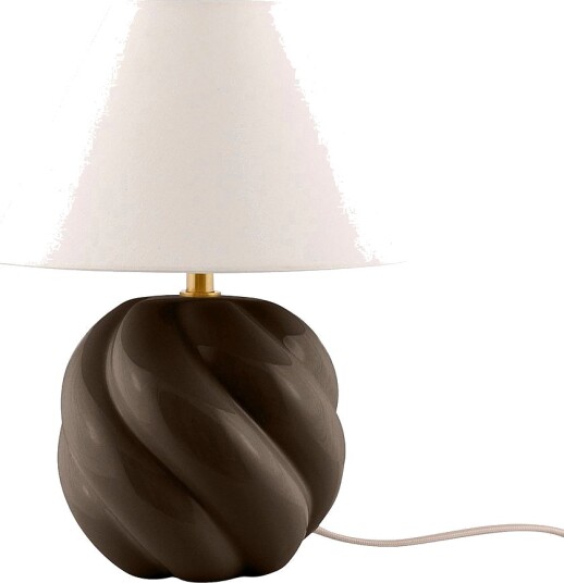 Globen Lighting Bordlampe Dahlia 24 Beige Brun Bordlamper