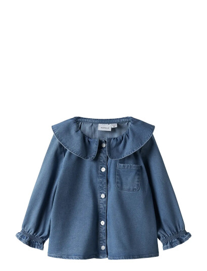 Name It Nmfsophy Ls Dnm Shirt 2533 Yb T Blue 98