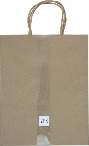 Gavepose L kraft 2pk brun