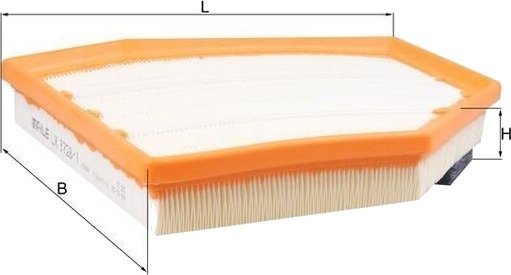 Luftfilter MAHLE ORIGINAL LX 3728/1