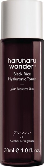 haruharu wonder Black Rice Hyaluronic Toner Free of Alcohol & Fragrance 30 ml