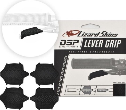 Lizard Skins Lizardskins Dsp Lever Grip - Jet Black 0.5 Mm (2 Y Po 2 Szt.) (New 2023)