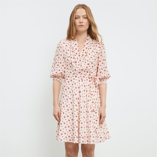 Camilla Pihl Emelia Dress Pink Berry Print Rosa XS Camilla Pihl Emelia Dress Pink Berry Print Rosa XS