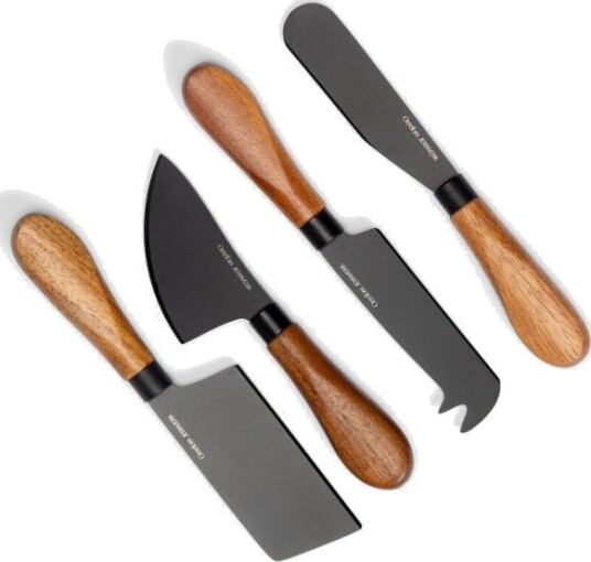 Orrefors Jernverk Ostknivar 4-pack, Svart
