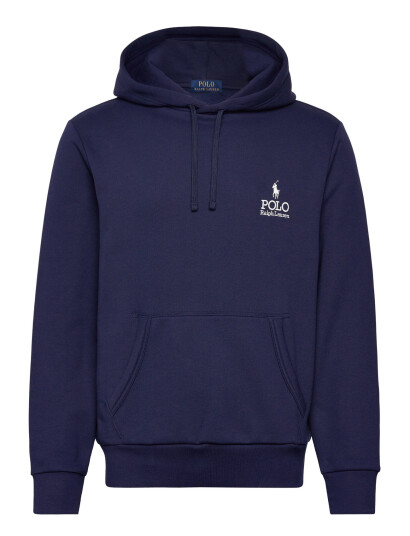 Polo Ralph Lauren Logo Fleece Hoodie - Navy - S
