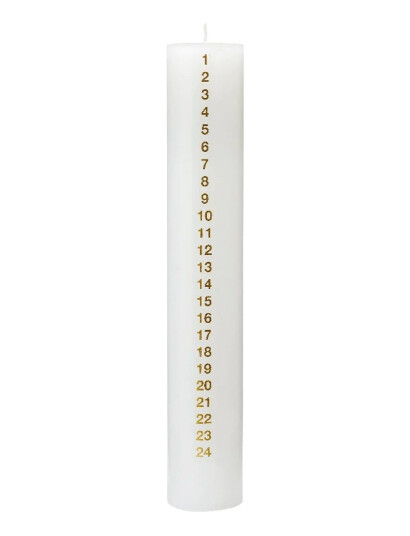 Kunstindustrien December Candle White