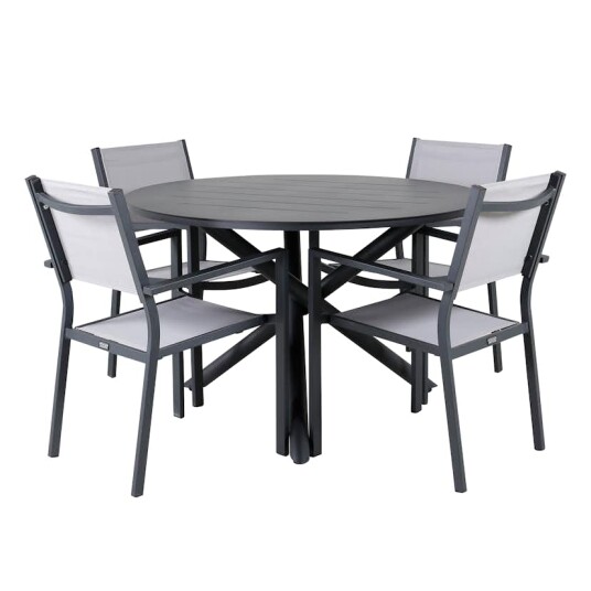 Spisegruppe Venture Home Alma med 4 Copacabana Stoler