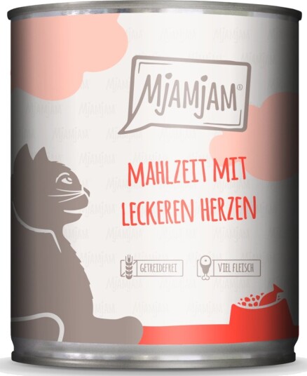 Mjamjam Våtfôr Økonomipakning Måltid Med Hjerter 24 X 800 G