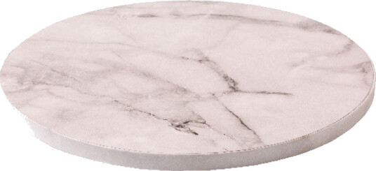 Kake Drum Rund Hvit Marmor 40cm 