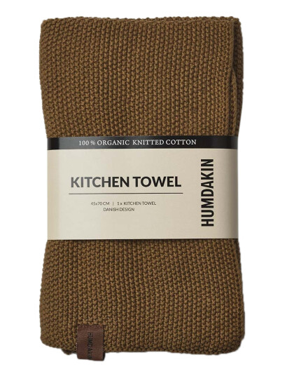 Humdakin Knitted Kitchen Towel - Brown - 45X70CM