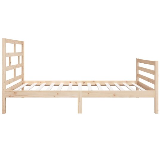 vidaXL Sengeramme heltre 90x190 cm 3FT Single